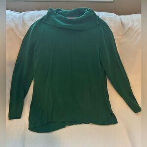 Isaac Mizrahi Emerald Cowl Neck Sweater